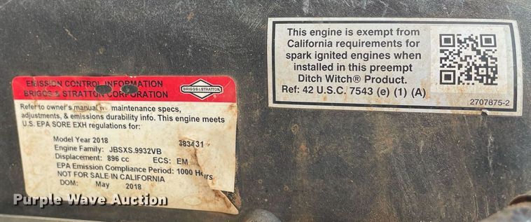 image for item DP3072 2019 Ditch Witch C30X  trencher