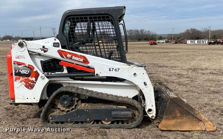 image for item DQ5713 2021 Bobcat T450  tracked skid steer loader