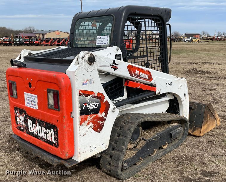 image for item DQ5713 2021 Bobcat T450  tracked skid steer loader