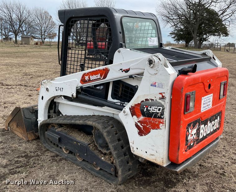 image for item DQ5713 2021 Bobcat T450  tracked skid steer loader