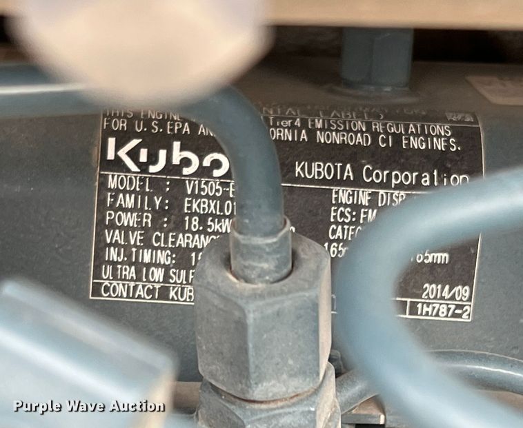 image for item DQ5720 2015 Bobcat E26  mini excavator