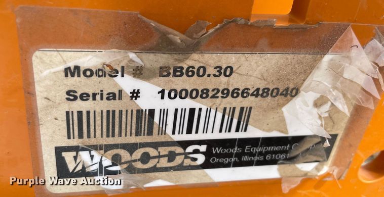 image for item DQ5726 Woods BB60.30  rotary mower