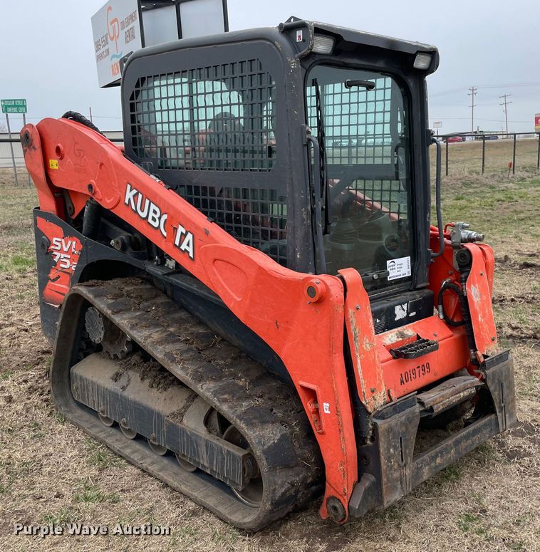 image for item DQ5727 Kubota SVL75-2  tracked skid steer loader