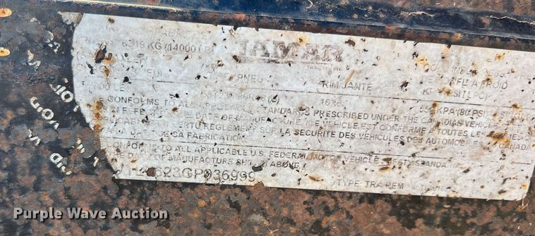 image for item DQ5730 2016 Lamar  utility trailer