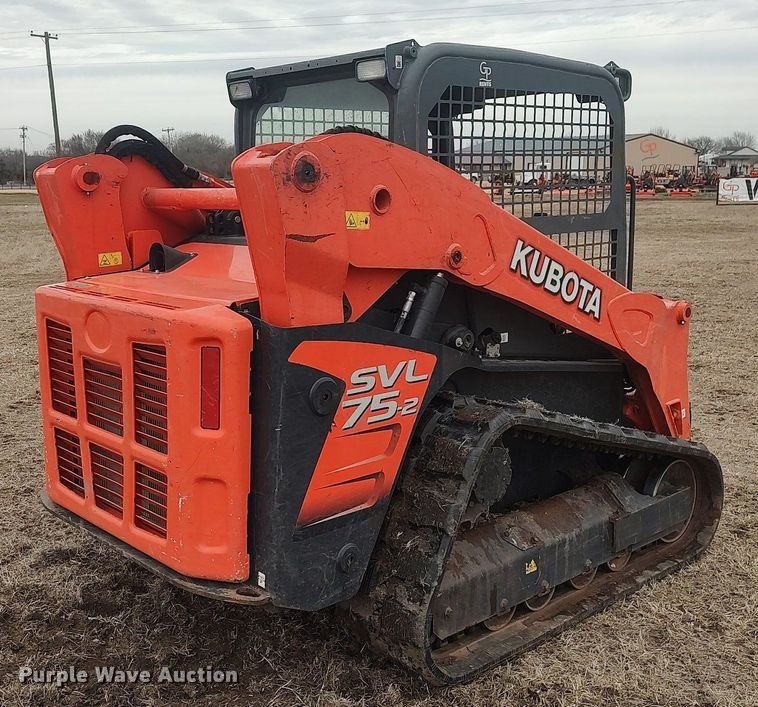 image for item DQ5739 2020 Kubota SVL75-2  tracked skid steer loader