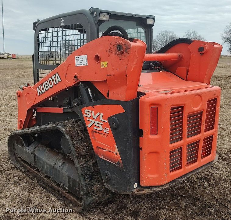 image for item DQ5739 2020 Kubota SVL75-2  tracked skid steer loader