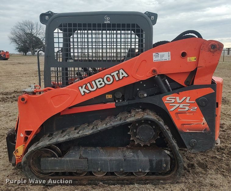 image for item DQ5739 2020 Kubota SVL75-2  tracked skid steer loader