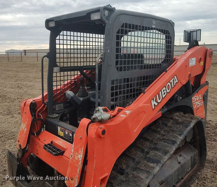 image for item DQ5739 2020 Kubota SVL75-2  tracked skid steer loader