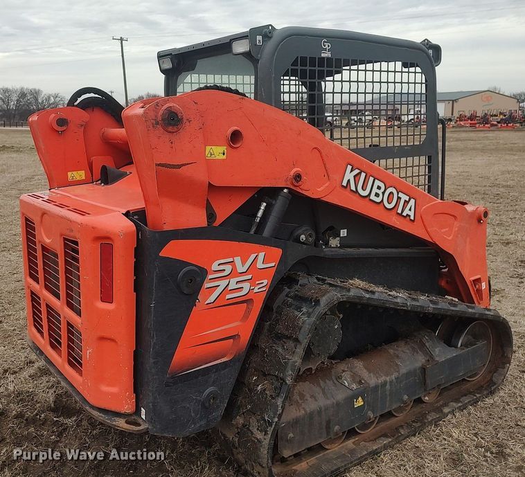 image for item DQ5739 2020 Kubota SVL75-2  tracked skid steer loader
