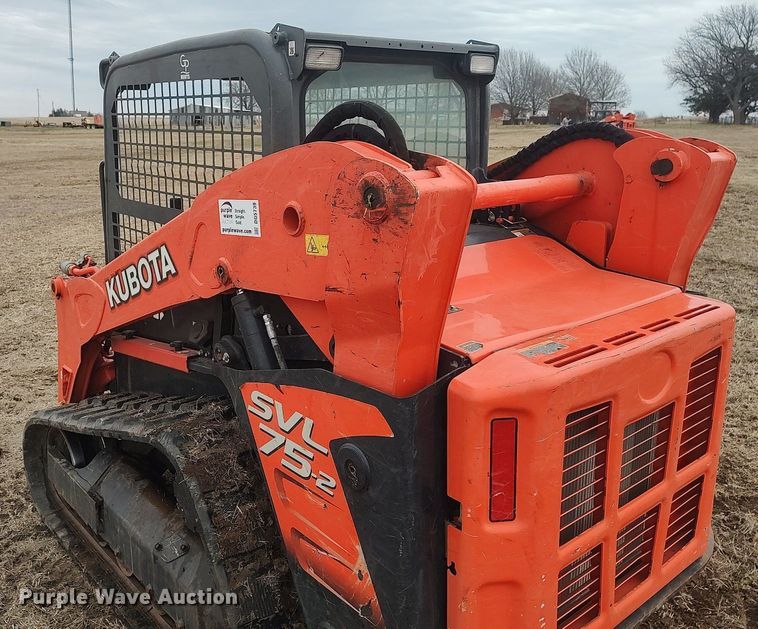 image for item DQ5739 2020 Kubota SVL75-2  tracked skid steer loader