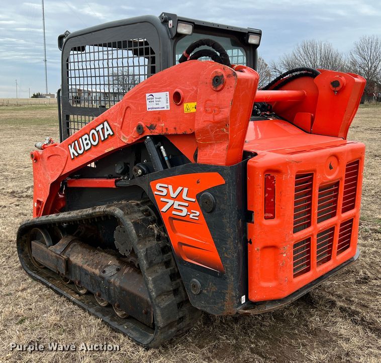 image for item DQ5741 2020 Kubota SVL75-2  tracked skid steer loader
