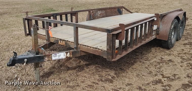 image for item DQ5747 Shop built  utility trailer