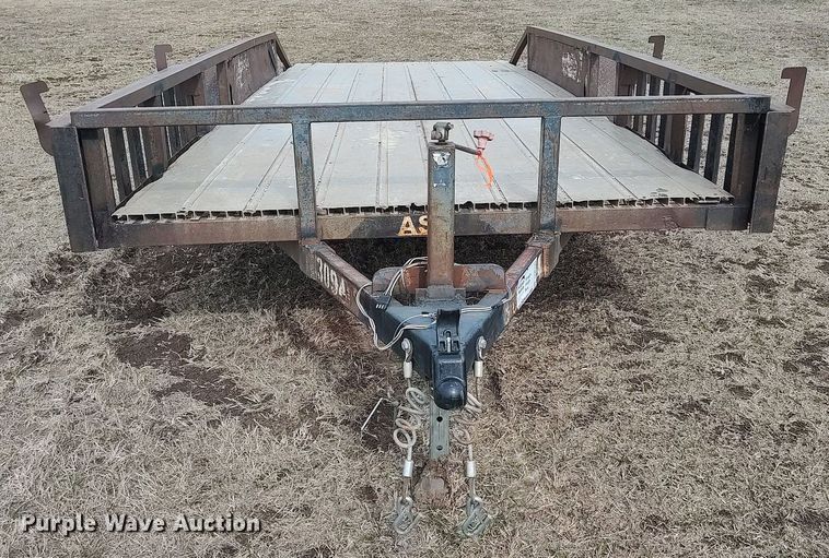 image for item DQ5747 Shop built  utility trailer