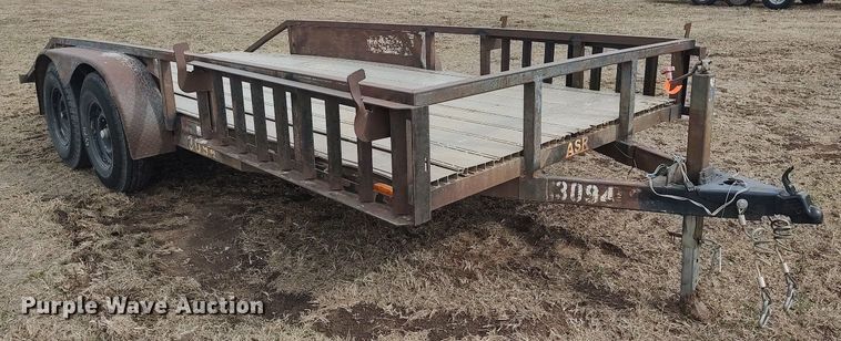 image for item DQ5747 Shop built  utility trailer