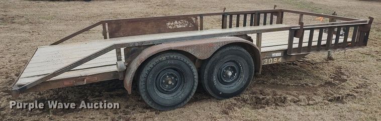 image for item DQ5747 Shop built  utility trailer