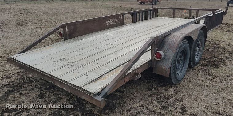 image for item DQ5747 Shop built  utility trailer