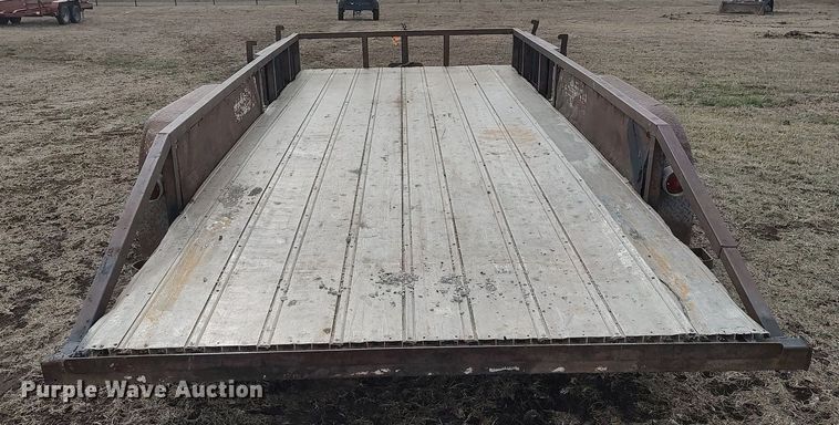 image for item DQ5747 Shop built  utility trailer