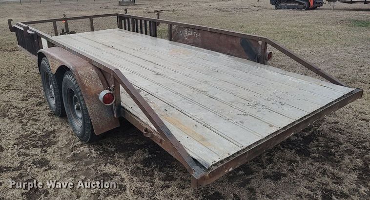 image for item DQ5747 Shop built  utility trailer