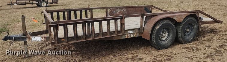 image for item DQ5747 Shop built  utility trailer