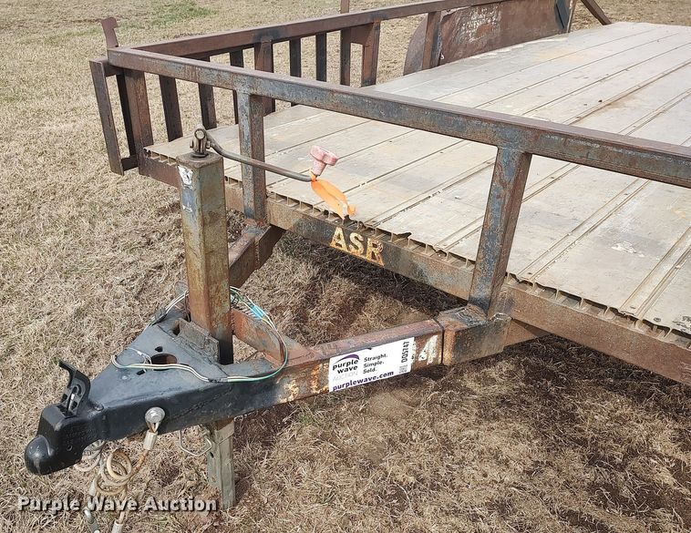 image for item DQ5747 Shop built  utility trailer