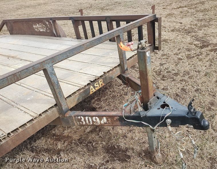 image for item DQ5747 Shop built  utility trailer