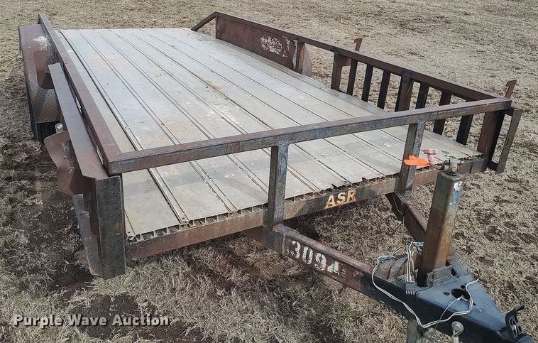 image for item DQ5747 Shop built  utility trailer