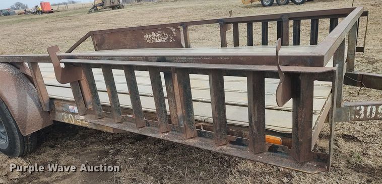 image for item DQ5747 Shop built  utility trailer