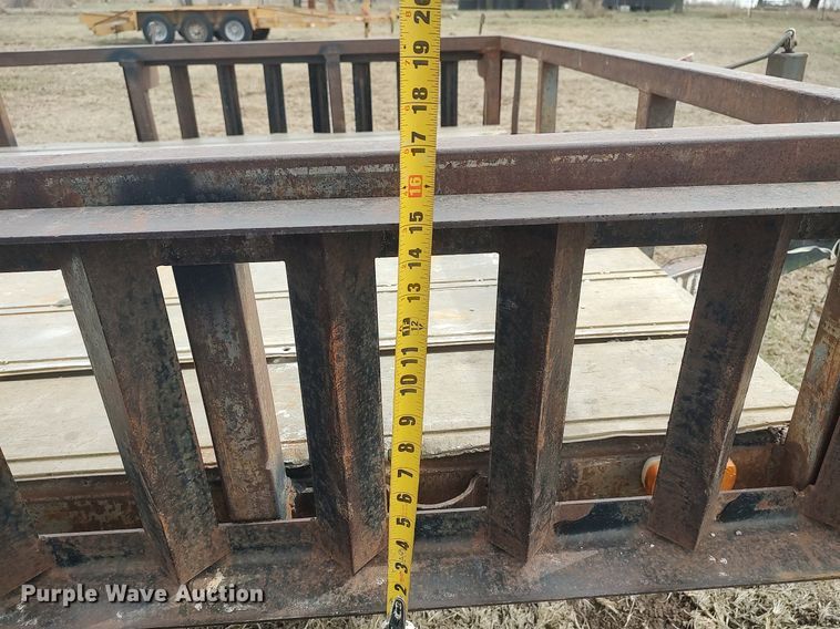 image for item DQ5747 Shop built  utility trailer