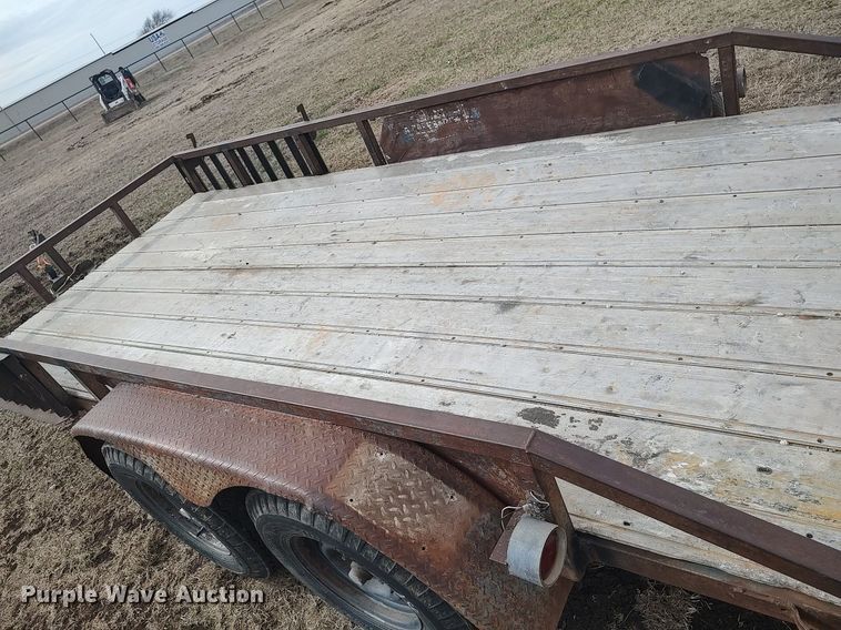 image for item DQ5747 Shop built  utility trailer