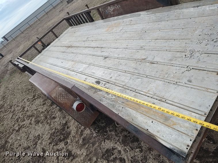 image for item DQ5747 Shop built  utility trailer