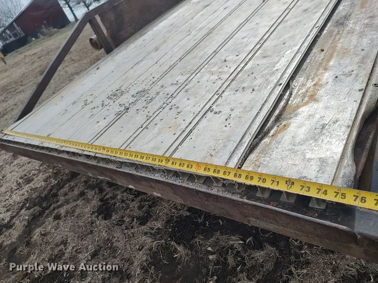 image for item DQ5747 Shop built  utility trailer