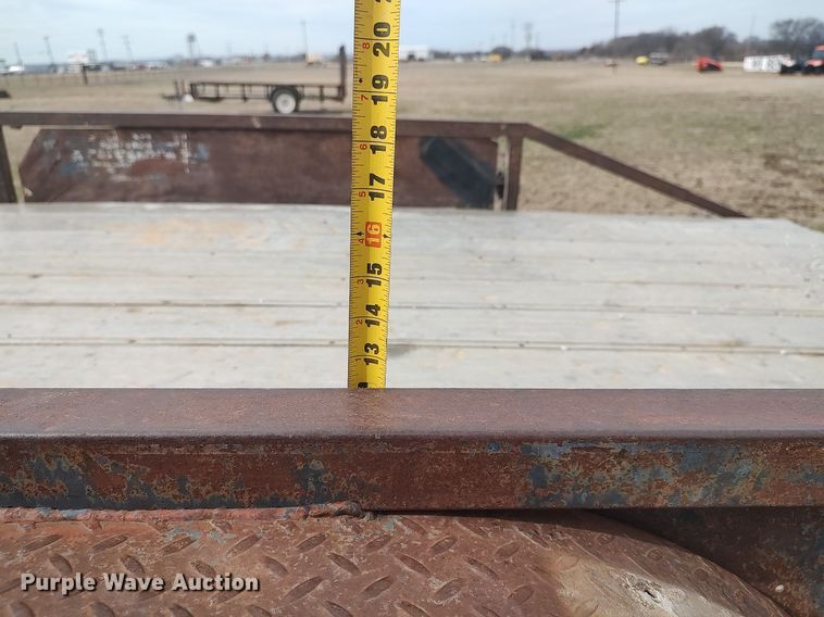 image for item DQ5747 Shop built  utility trailer