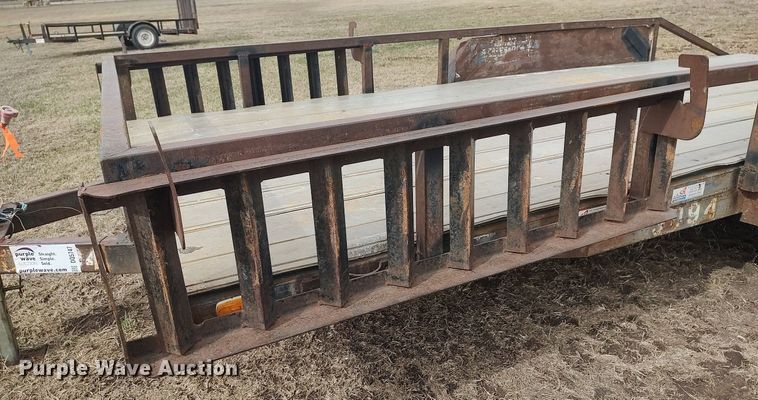 image for item DQ5747 Shop built  utility trailer