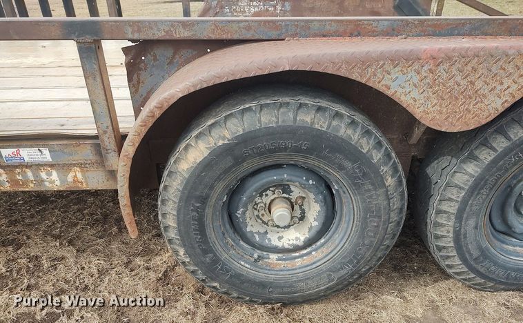 image for item DQ5747 Shop built  utility trailer