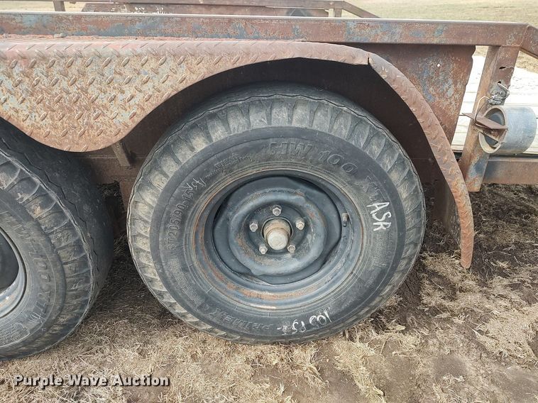 image for item DQ5747 Shop built  utility trailer