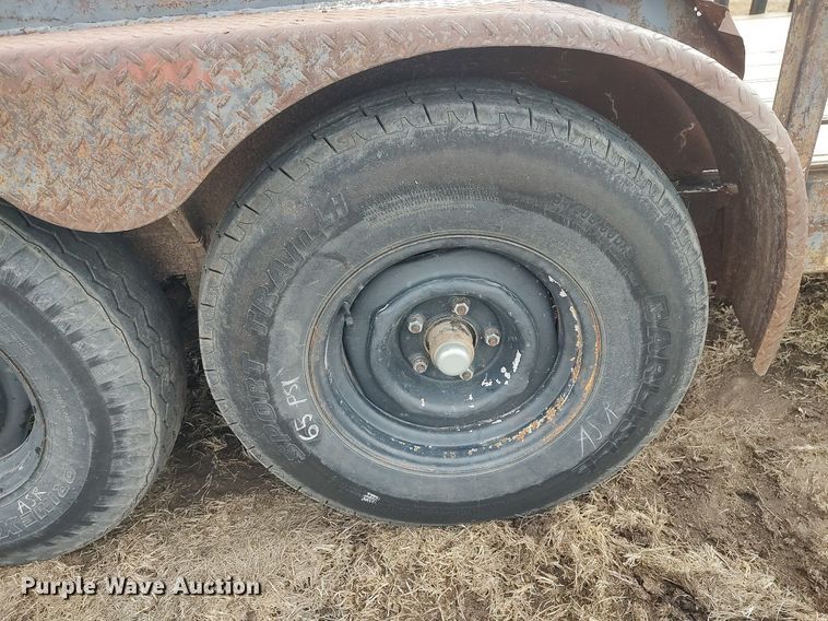 image for item DQ5747 Shop built  utility trailer