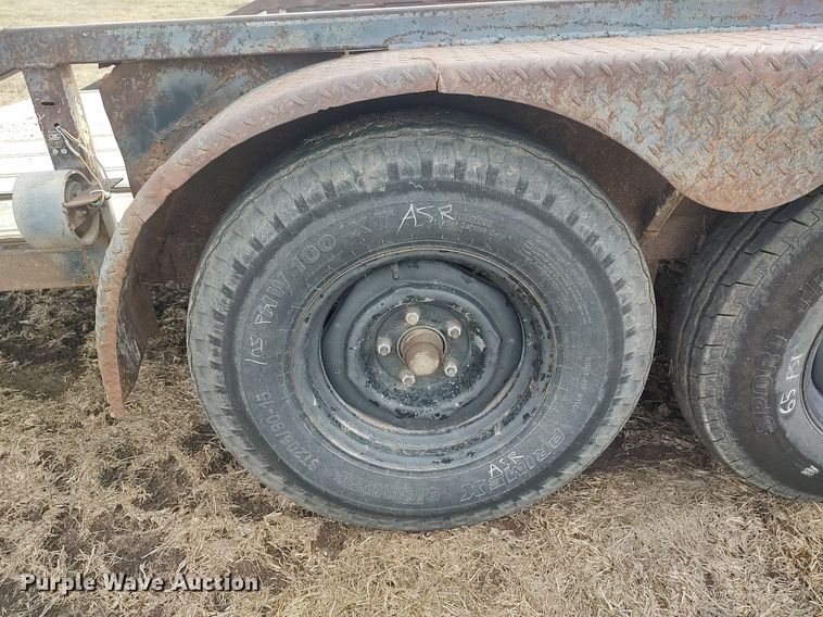 image for item DQ5747 Shop built  utility trailer