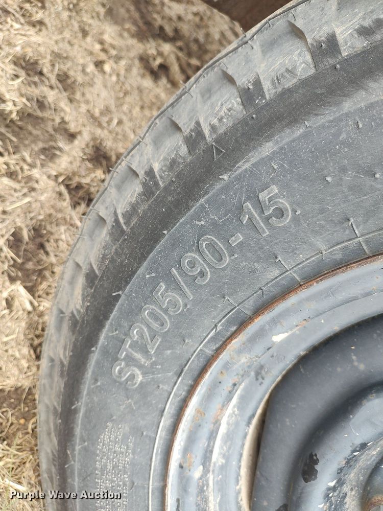 image for item DQ5747 Shop built  utility trailer