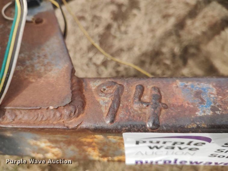 image for item DQ5747 Shop built  utility trailer