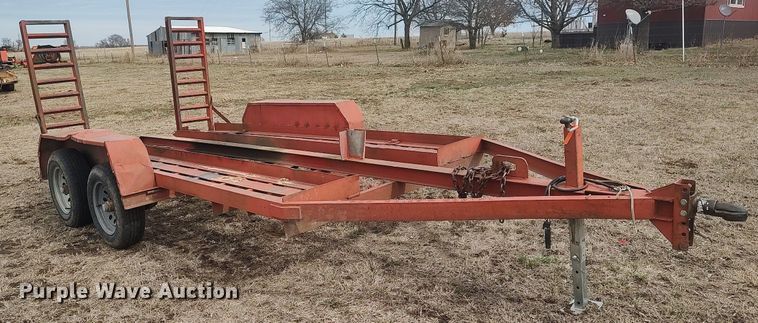 image for item DQ5748 Shop built  utility trailer