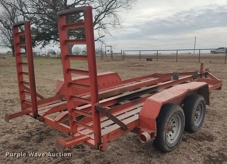 image for item DQ5748 Shop built  utility trailer