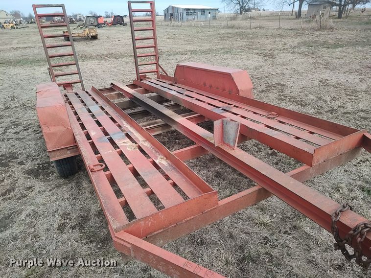 image for item DQ5748 Shop built  utility trailer