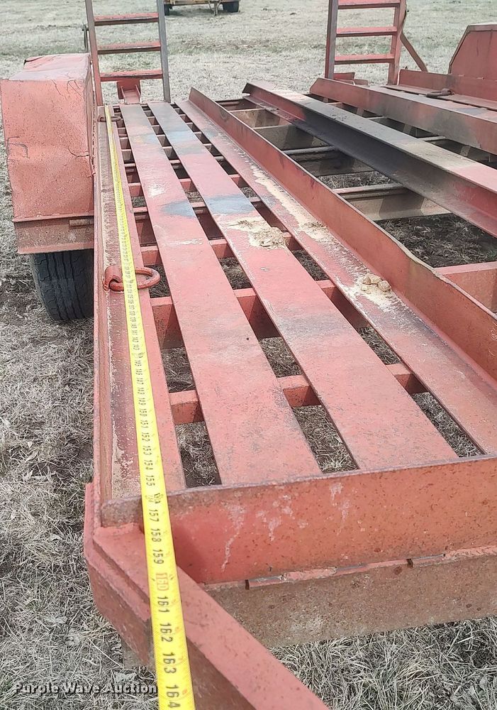 image for item DQ5748 Shop built  utility trailer