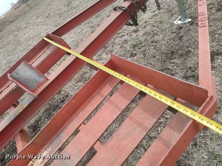 image for item DQ5748 Shop built  utility trailer