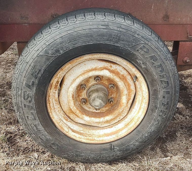 image for item DQ5748 Shop built  utility trailer