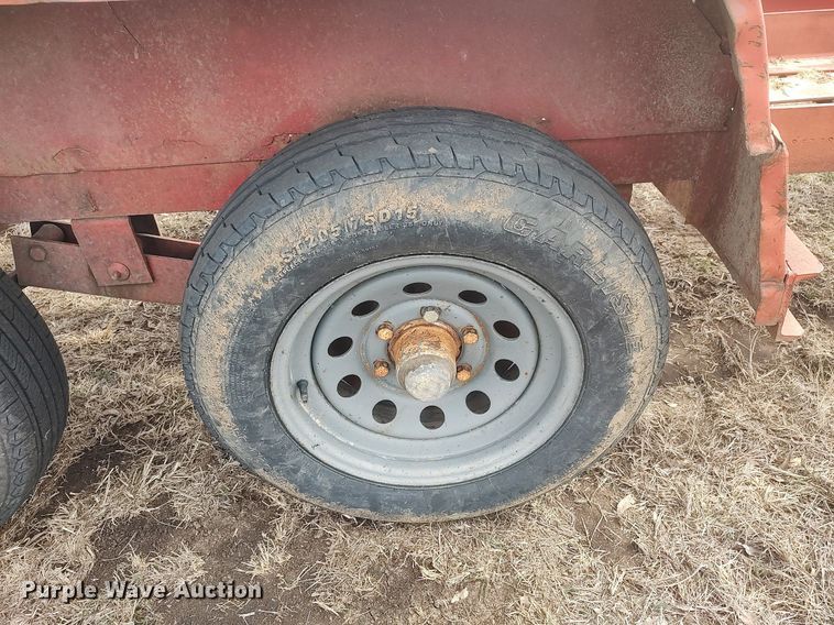 image for item DQ5748 Shop built  utility trailer