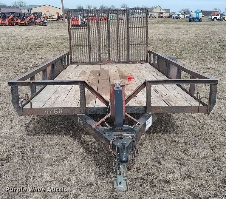 image for item DQ5749 Shop built  utility trailer