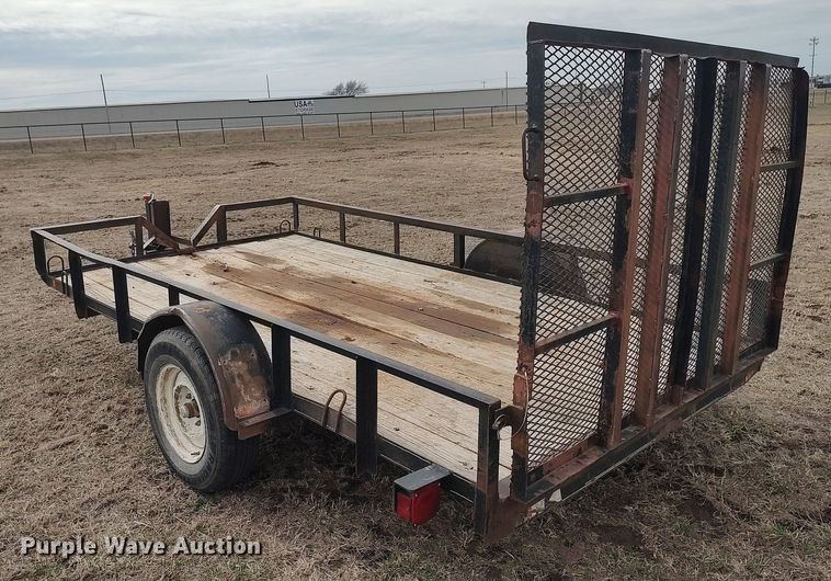 image for item DQ5749 Shop built  utility trailer