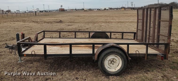 image for item DQ5749 Shop built  utility trailer