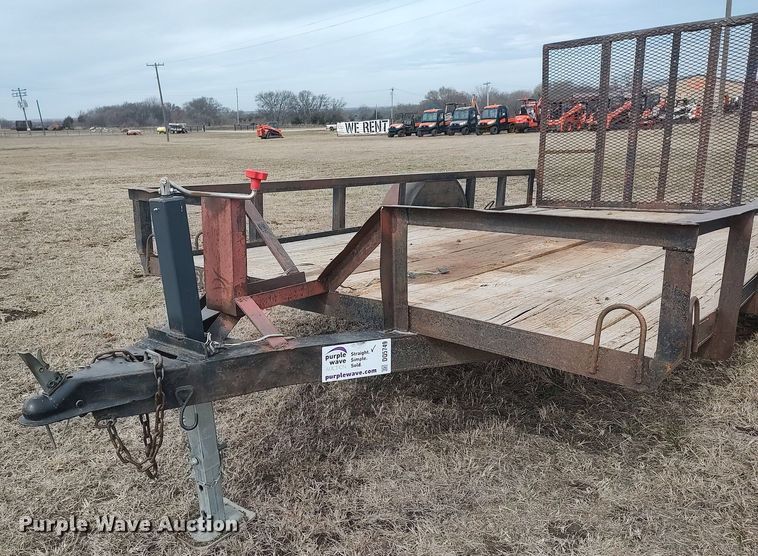image for item DQ5749 Shop built  utility trailer